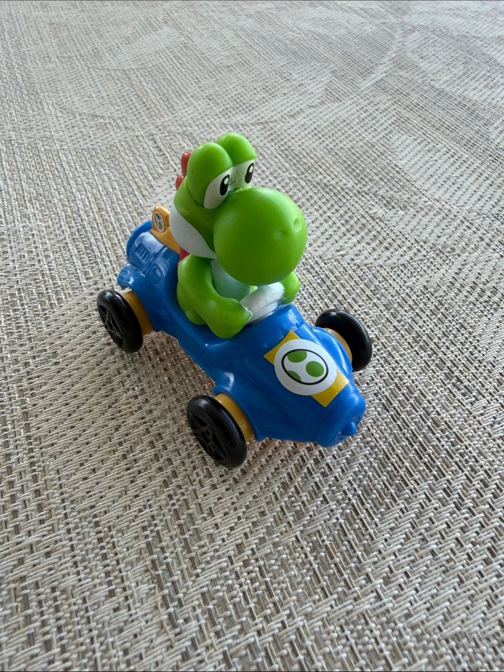 Nintendo Yoshi Blue Racer with Green Figure